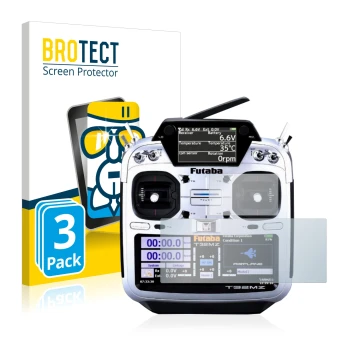 Parte frontale di una confezione del prodotto con il logo del marchio BROTECT. Accanto è raffigurato il dispositivo Robbe Futa