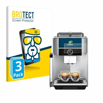 Parte frontale di una confezione del prodotto con il logo del marchio BROTECT. Accanto è raffigurato il dispositivo Siemens EQ
