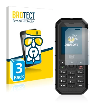 Parte frontale di una confezione del prodotto con il logo del marchio BROTECT. Accanto è raffigurato il dispositivo Caterpilla