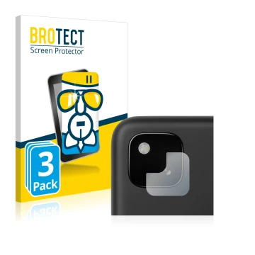 Parte frontale di una confezione del prodotto con il logo del marchio BROTECT. Accanto è raffigurato il dispositivo Google Pix