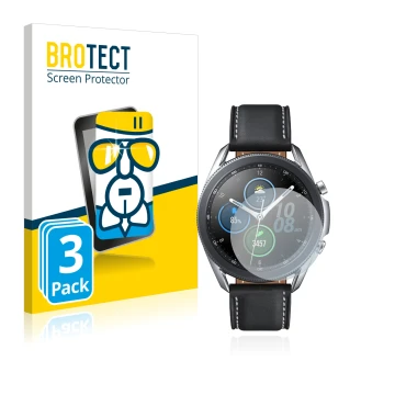 Parte frontale di una confezione del prodotto con il logo del marchio BROTECT. Accanto è raffigurato il dispositivo Samsung Ga