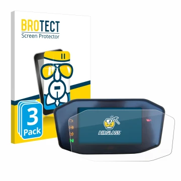 Parte frontale di una confezione del prodotto con il logo del marchio BROTECT. Accanto è raffigurato il dispositivo KTM 890 Du