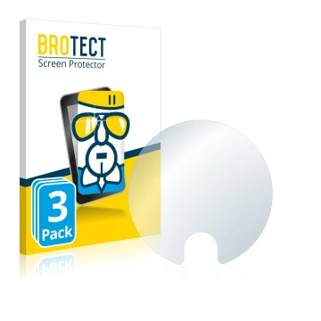 Parte frontale di una confezione del prodotto con il logo del marchio BROTECT. Accanto è raffigurato il dispositivo Dyson V11 