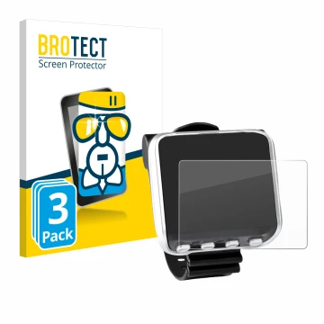 Parte frontale di una confezione del prodotto con il logo del marchio BROTECT. Accanto è raffigurato il dispositivo Mares Geni