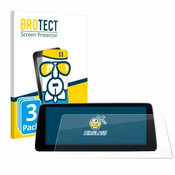 Parte frontale di una confezione del prodotto con il logo del marchio BROTECT. Accanto è raffigurato il dispositivo BMW 7 G11 