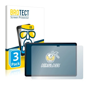 Parte frontale di una confezione del prodotto con il logo del marchio BROTECT. Accanto è raffigurato il dispositivo Samsung Ga