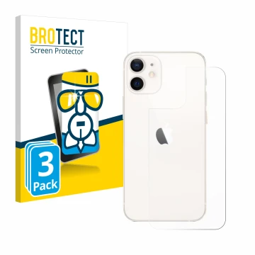 Parte frontale di una confezione del prodotto con il logo del marchio BROTECT. Accanto è raffigurato il dispositivo Apple iPho