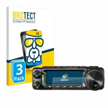 Parte frontale di una confezione del prodotto con il logo del marchio BROTECT. Accanto è raffigurato il dispositivo Yaesu FT-8