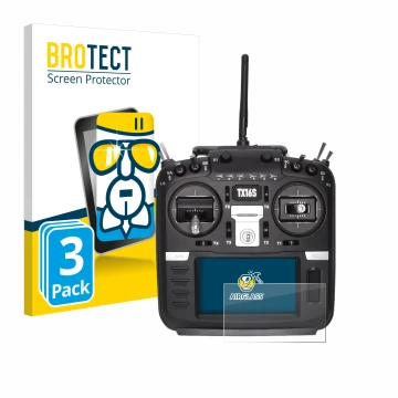 Parte frontale di una confezione del prodotto con il logo del marchio BROTECT. Accanto è raffigurato il dispositivo Radiomaste