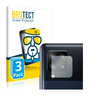 Parte frontale di una confezione del prodotto con il logo del marchio BROTECT. Accanto è raffigurato il dispositivo Samsung Ga