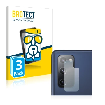 Parte frontale di una confezione del prodotto con il logo del marchio BROTECT. Accanto è raffigurato il dispositivo Samsung Ga