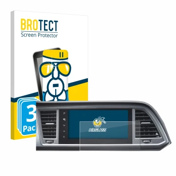 Parte frontale di una confezione del prodotto con il logo del marchio BROTECT. Accanto è raffigurato il dispositivo Seat Cupra