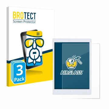 Parte frontale di una confezione del prodotto con il logo del marchio BROTECT. Accanto è raffigurato il dispositivo reMarkable