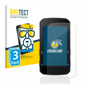 Parte frontale di una confezione del prodotto con il logo del marchio BROTECT. Accanto è raffigurato il dispositivo Bryton Rid