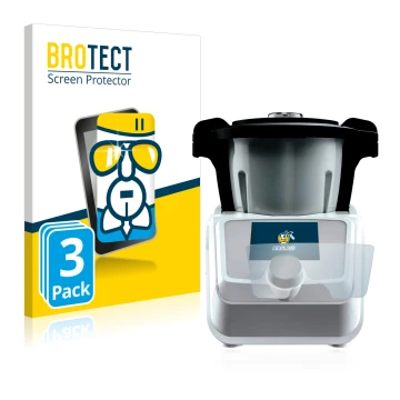 Parte frontale di una confezione del prodotto con il logo del marchio BROTECT. Accanto è raffigurato il dispositivo SilverCres