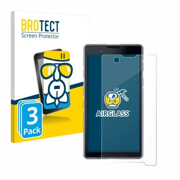 Parte frontale di una confezione del prodotto con il logo del marchio BROTECT. Accanto è raffigurato il dispositivo Bittium To