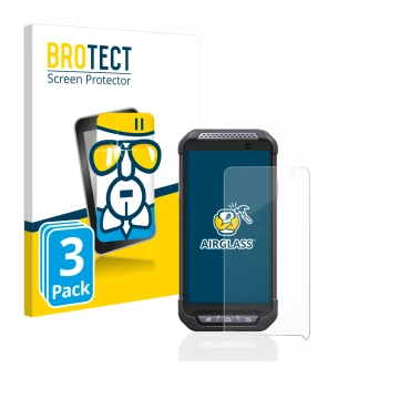 Parte frontale di una confezione del prodotto con il logo del marchio BROTECT. Accanto è raffigurato il dispositivo Point Mobi