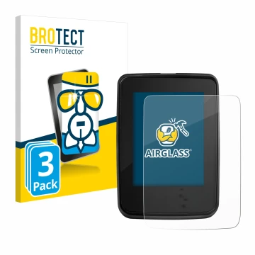 Parte frontale di una confezione del prodotto con il logo del marchio BROTECT. Accanto è raffigurato il dispositivo Giant Ride