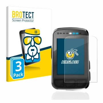 Parte frontale di una confezione del prodotto con il logo del marchio BROTECT. Accanto è raffigurato il dispositivo Wahoo Elem