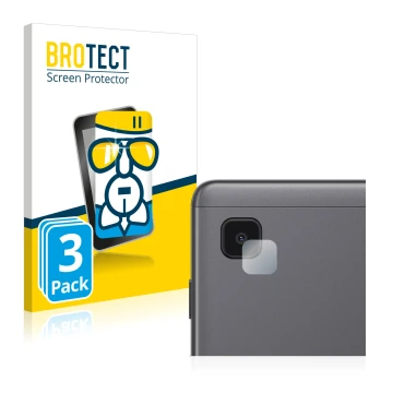 Parte frontale di una confezione del prodotto con il logo del marchio BROTECT. Accanto è raffigurato il dispositivo Samsung Ga
