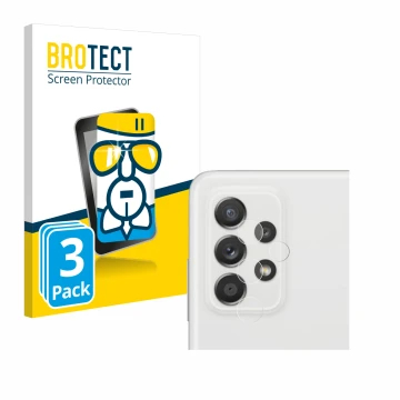 Parte frontale di una confezione del prodotto con il logo del marchio BROTECT. Accanto è raffigurato il dispositivo Samsung Ga