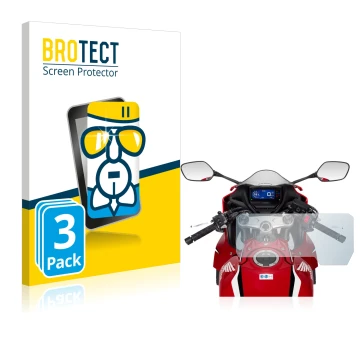 Parte frontale di una confezione del prodotto con il logo del marchio BROTECT. Accanto è raffigurato il dispositivo Honda CBR6