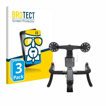 Parte frontale di una confezione del prodotto con il logo del marchio BROTECT. Accanto è raffigurato il dispositivo Tacx Neo B