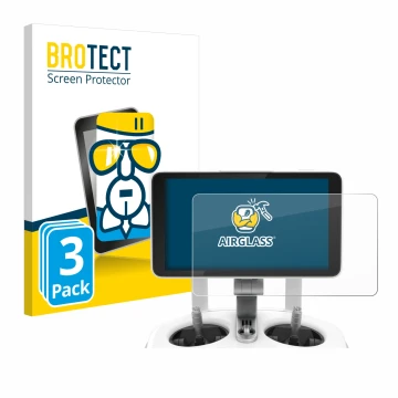 Parte frontale di una confezione del prodotto con il logo del marchio BROTECT. Accanto è raffigurato il dispositivo DJI Phanto