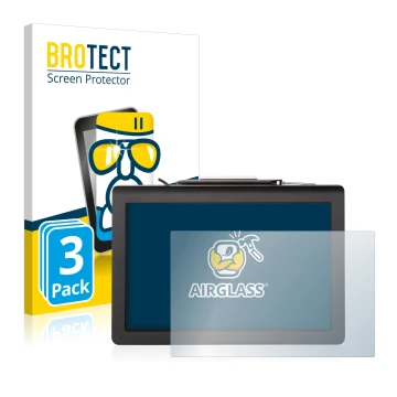 Parte frontale di una confezione del prodotto con il logo del marchio BROTECT. Accanto è raffigurato il dispositivo Signotec P