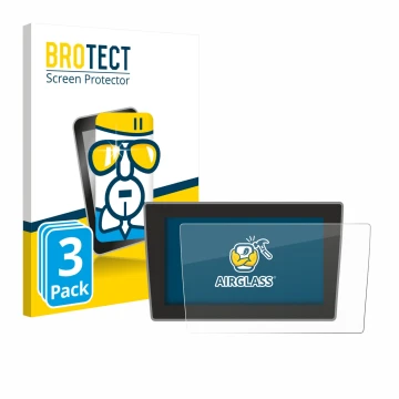 Parte frontale di una confezione del prodotto con il logo del marchio BROTECT. Accanto è raffigurato il dispositivo Volkswagen