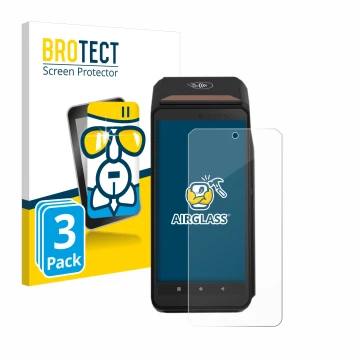 Parte frontale di una confezione del prodotto con il logo del marchio BROTECT. Accanto è raffigurato il dispositivo ingenico A