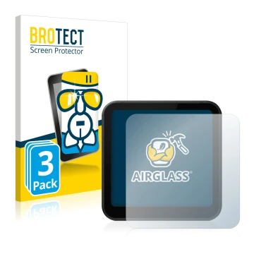 Parte frontale di una confezione del prodotto con il logo del marchio BROTECT. Accanto è raffigurato il dispositivo DJI Action