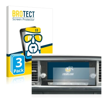 Parte frontale di una confezione del prodotto con il logo del marchio BROTECT. Accanto è raffigurato il dispositivo Seat Ateca