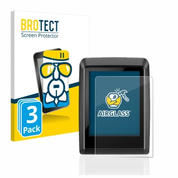 Parte frontale di una confezione del prodotto con il logo del marchio BROTECT. Accanto è raffigurato il dispositivo Bosch Kiox