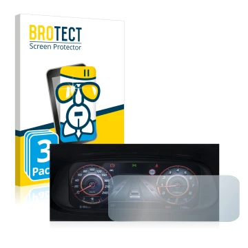 Parte frontale di una confezione del prodotto con il logo del marchio BROTECT. Accanto è raffigurato il dispositivo Hyundai i2
