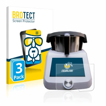 Parte frontale di una confezione del prodotto con il logo del marchio BROTECT. Accanto è raffigurato il dispositivo SilverCres