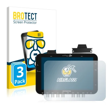 Parte frontale di una confezione del prodotto con il logo del marchio BROTECT. Accanto è raffigurato il dispositivo Convergent
