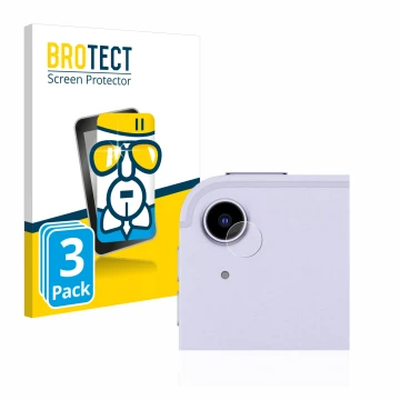 Parte frontale di una confezione del prodotto con il logo del marchio BROTECT. Accanto è raffigurato il dispositivo Apple iPad