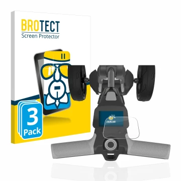 Parte frontale di una confezione del prodotto con il logo del marchio BROTECT. Accanto è raffigurato il dispositivo PowaKaddy 