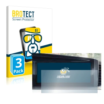 Parte frontale di una confezione del prodotto con il logo del marchio BROTECT. Accanto è raffigurato il dispositivo Opel Mokka