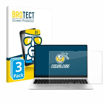 Parte frontale di una confezione del prodotto con il logo del marchio BROTECT. Accanto è raffigurato il dispositivo Samsung Ga