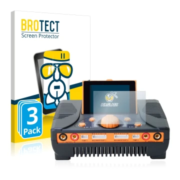 Parte frontale di una confezione del prodotto con il logo del marchio BROTECT. Accanto è raffigurato il dispositivo Junsi iCha