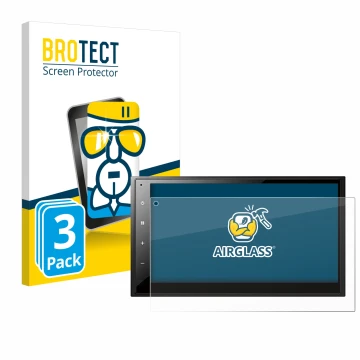 Parte frontale di una confezione del prodotto con il logo del marchio BROTECT. Accanto è raffigurato il dispositivo Pioneer DM