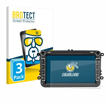 Parte frontale di una confezione del prodotto con il logo del marchio BROTECT. Accanto è raffigurato il dispositivo M.I.C. AV8