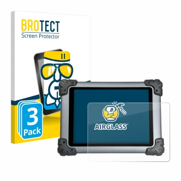Parte frontale di una confezione del prodotto con il logo del marchio BROTECT. Accanto è raffigurato il dispositivo Autel Maxi