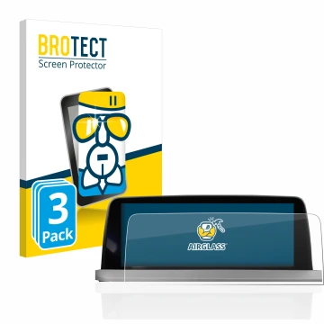 Parte frontale di una confezione del prodotto con il logo del marchio BROTECT. Accanto è raffigurato il dispositivo BMW X3 G01
