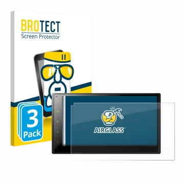 Parte frontale di una confezione del prodotto con il logo del marchio BROTECT. Accanto è raffigurato il dispositivo Pioneer SP