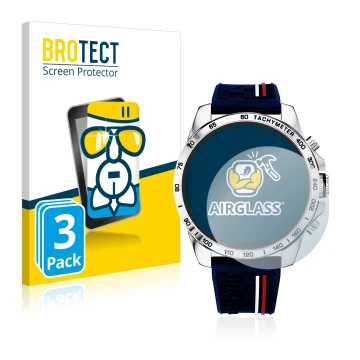Parte frontale di una confezione del prodotto con il logo del marchio BROTECT. Accanto è raffigurato il dispositivo Tommy Hilf