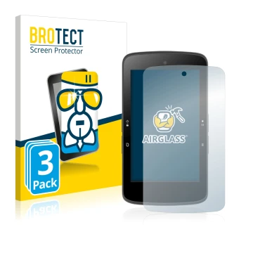 Parte frontale di una confezione del prodotto con il logo del marchio BROTECT. Accanto è raffigurato il dispositivo Bryton Rid