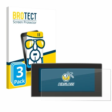 Parte frontale di una confezione del prodotto con il logo del marchio BROTECT. Accanto è raffigurato il dispositivo Ford Focus